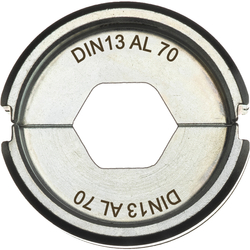 Matryca zaciskowa do aluminiowych końcówek i konektorów DIN13 AL 70 do zaciskarki M18 HCCT109/42 Milwaukee 4932459509