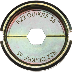 Matryca zaciskowa do końcówek rurowych i konektorów R22 OU/KRF 35 do zaciskarki M18 HCCT Milwaukee 4932479381