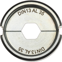 Matryca zaciskowa do aluminiowych końcówek i konektorów DIN13 AL 35 do zaciskarki M18 HCCT109/42 Milwaukee 4932459507