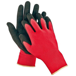 Rękawice czerwone od przemysłu BHP nylonowe rozmiary 8, 9, 10