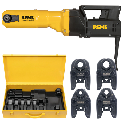 Zaciskarka REMS Power-Press SE ze szczękami RIDGID TH16, TH20, TH26, TH32