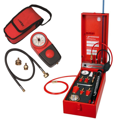 Urządzenie kontrolne ROTEST® GW 150/4 + Urządzenie do kontroli szczelności instalacji gazowych 262080 VIRAX
